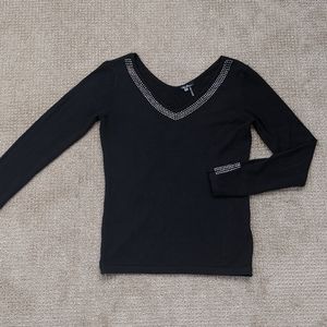Black Studded Sweater (M)